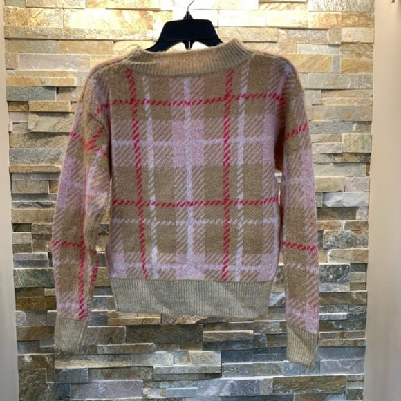 BP. Plaid Print Pullover Sweater - Picture 4 of 6